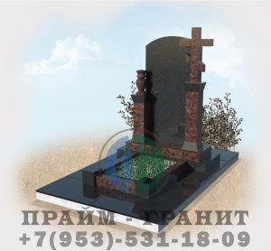 Памятник с крестом