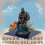 Скульптура бронзовая военному СВО №2