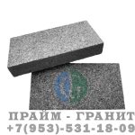 Гранитная брусчатка Термообработанная 100x200x50 Габбро-Диабаз Пиленая
